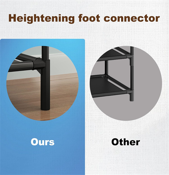 Shoe rack with cover